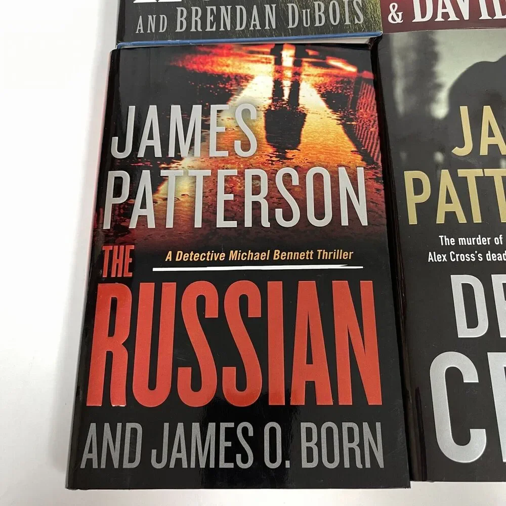 James Patterson Unsolved The Red Book‎ First Edition Hardcover Books Lot of 6